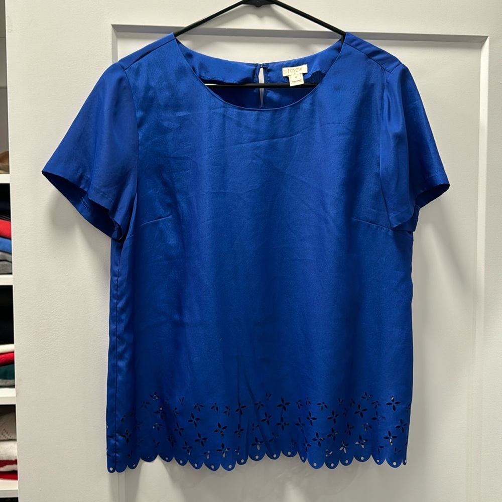 J.Crew royal blue medium top